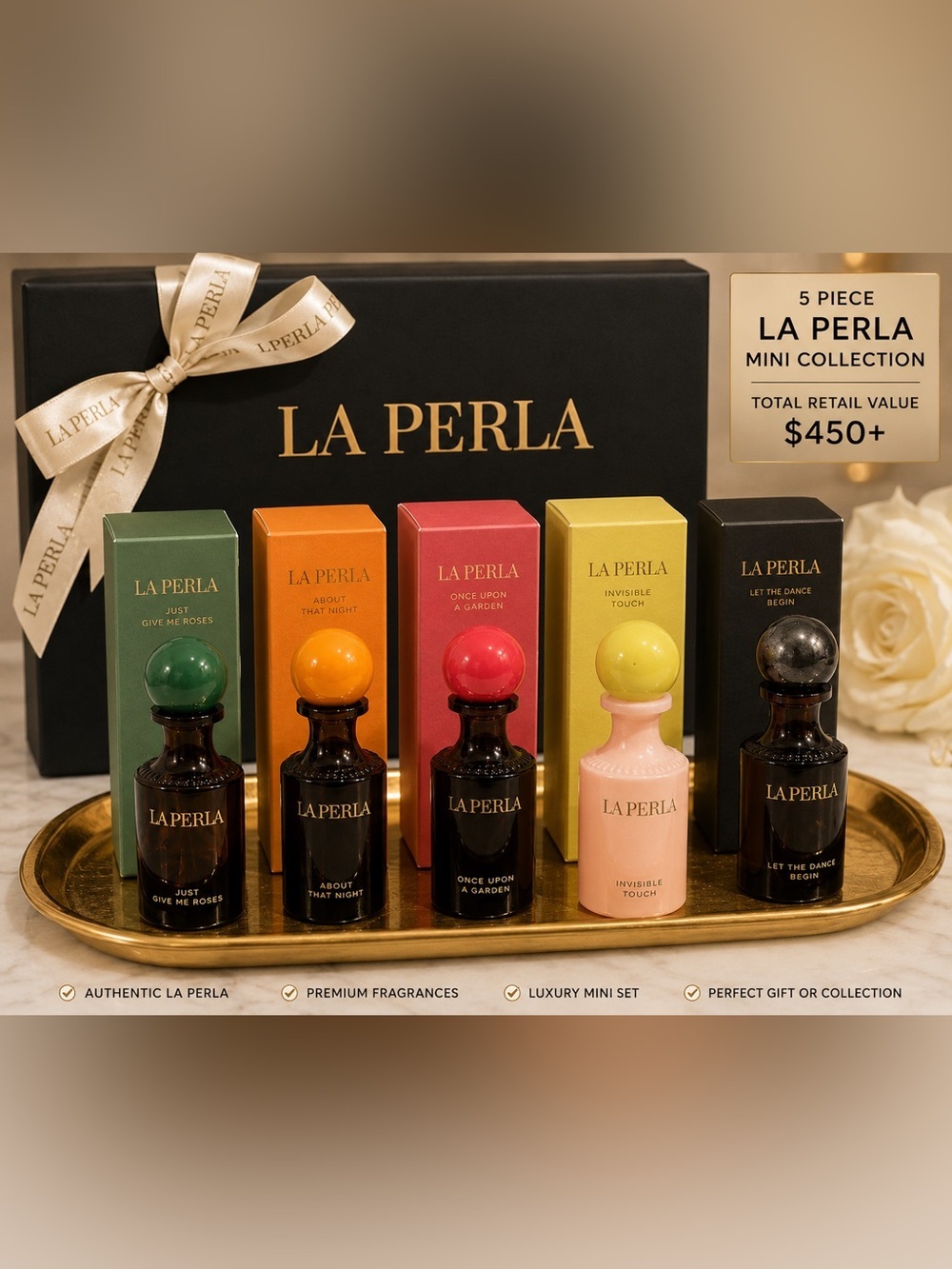 La Perla Luxury Mini Collection – 5 Piece Set NIB